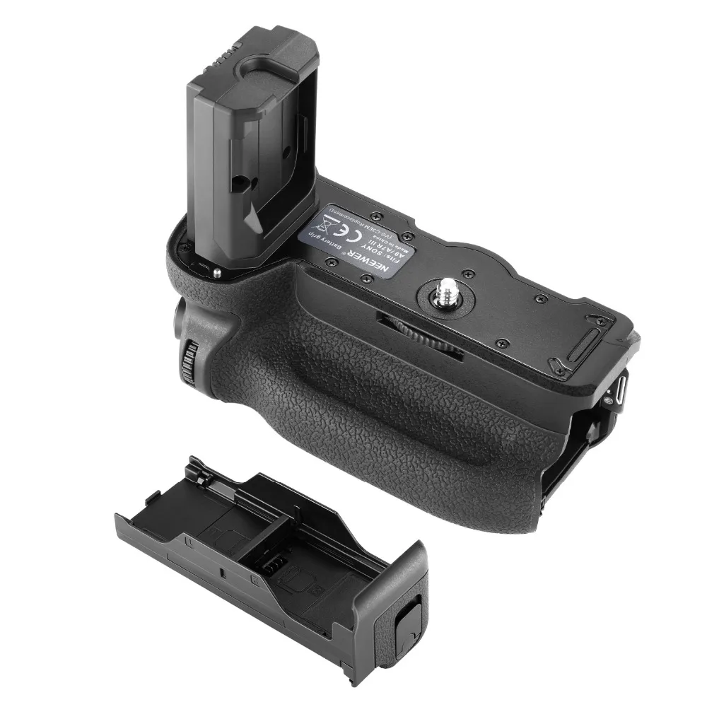 Neewer Vertikalt batterigreb for Sony A9 A7III A7RIII Kameraer,Erstatning for Sony VG-C3EM+7,2 v 2280mAh 16.4 Wh Li-ion Batteri 4