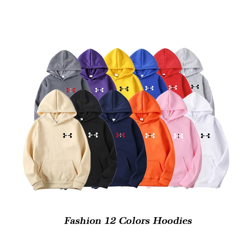 Sports Brand Hoodie For Mænd Og Kvinder I Samme Stil Efterår Og Vinter Fritids Behageligt Stof Sweatshirt Pullover 4