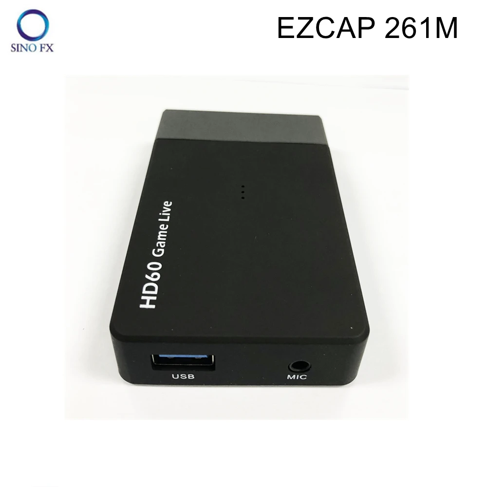 EZCAP 261M USB3.0 HD60 Spil Live Streaming Broadcast understøtter 4K 1080P 60fps Video Capture med Mikrofon 4
