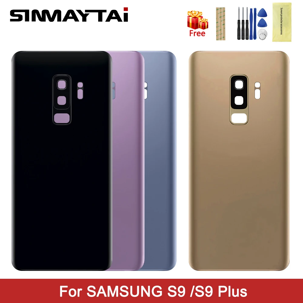 Batteri cover til Samsung Galaxy S9 S9 Plus Bolig Reparation Dække bagpanel Tilfældet for Samsung S9 S9+ G965 SM-G965F case cover 4