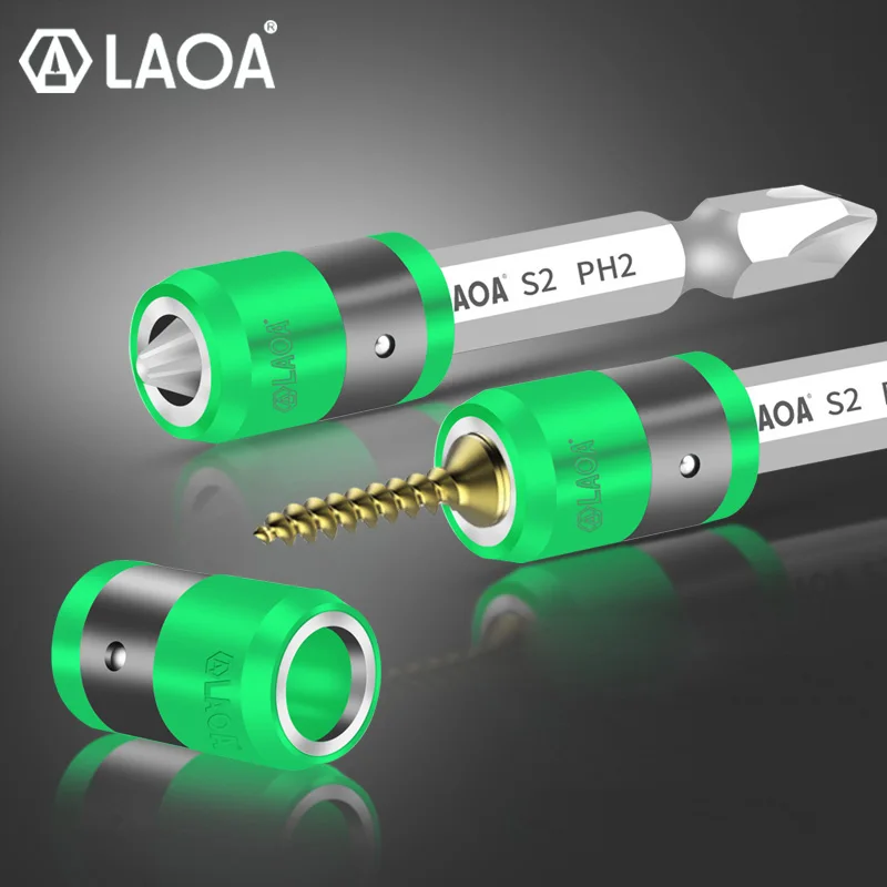 LAOA S2 Skruetrækker til Bits med Magnetisk Ring Elektrisk Skruetrækker Bit Magnetisk Værktøj 4