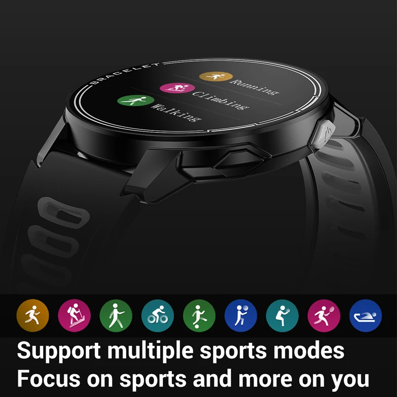 696 Mode LL6 IP68 Vandtæt Smart Ur Fitness Tracker pulsmåler Smart Whatch Mænd Kvinder Smartwatch Til Android, IOS 4