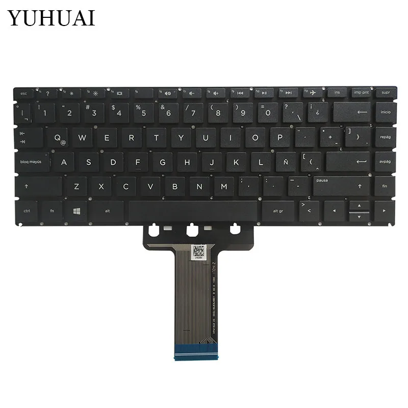 Latin laptop tastatur til HP Pavilion 14-bs 14-bs000 14-bs100 14-bs500 14-bs026la 14-bs027la 14-bs028la uden ramme tastaturet 4