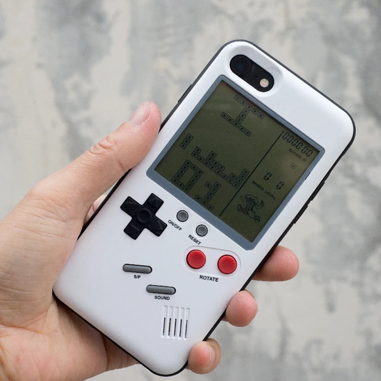 Tetris Ninetendo Telefon Cases Til Iphone X 6plus 6 7 7plus 8 8plus Håndholdte Retro Beskyttelse Game Boy Cover Gave Til Barnet Gaver 4