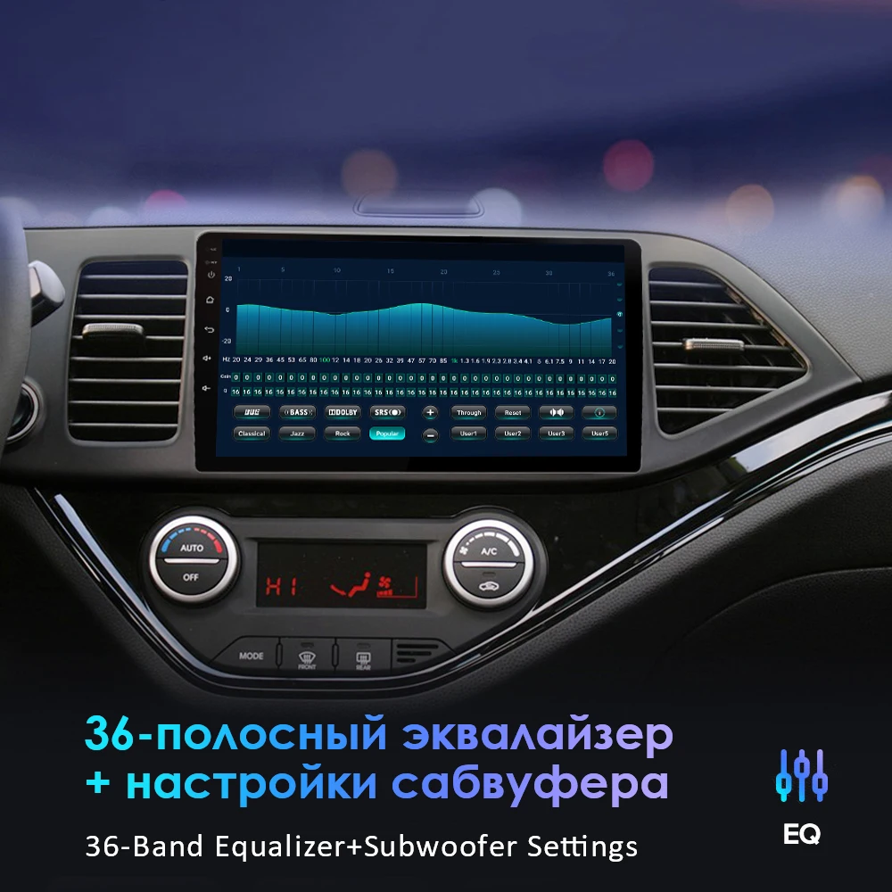 EKIY 8Core 4G DSP Android 9,0 For Toyota Vios Yaris 2018 2019 Bil Radio Multimedia-Afspiller, GPS-Navigation, Stereo, DVD-Styreenhed FM 4