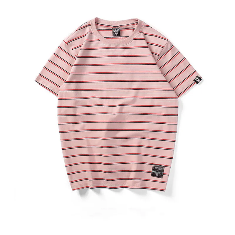BOLUBAO Nye Fashion Brand til Mænd T-Shirt Sommer ensfarvet, Stribet Mænd Casual T-Shirts Street Mænd t-Shirt Top 4
