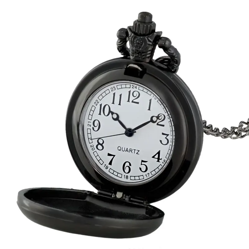 2020 Nye Hjulet Fortune Vintage Pladespiller Quartz Lommeur Mænd Kvinder Unik Halskæde Timer Clock Bedste Gaver 4