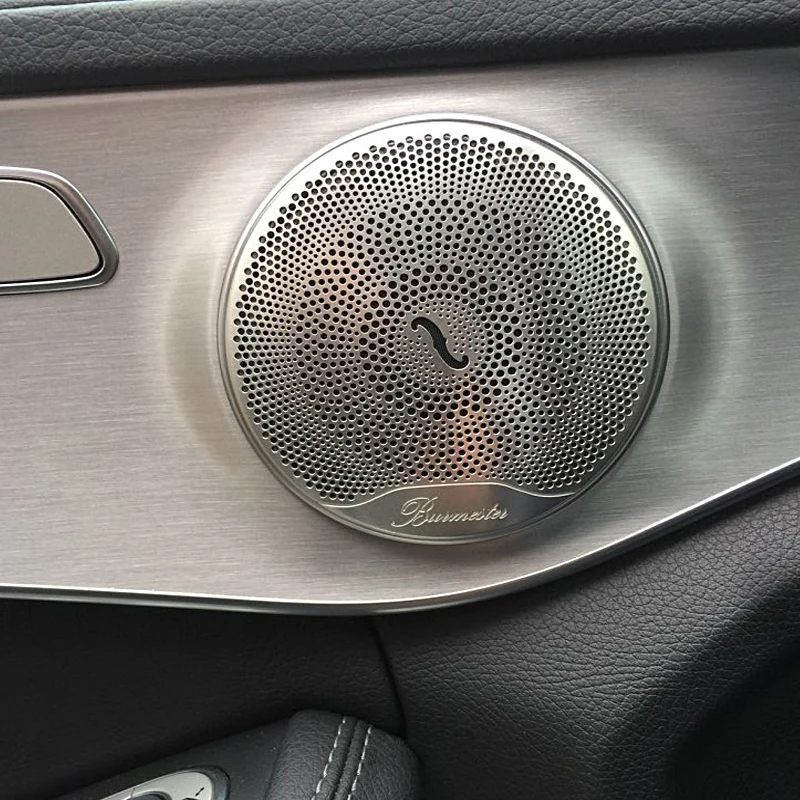 Car-styling Døren Stereo Højttaler dekoration decals auto Diskant trim strimler dækker 2stk For Mercedes-Benz E-klasse W213 16-17 4