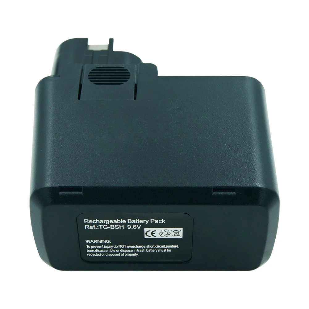 2STK 9,6 V 2000mAh Ni-CD Genopladelige Batteri for Bosch el-Værktøj BAT001 2607335037 2607335072 2607335152 4