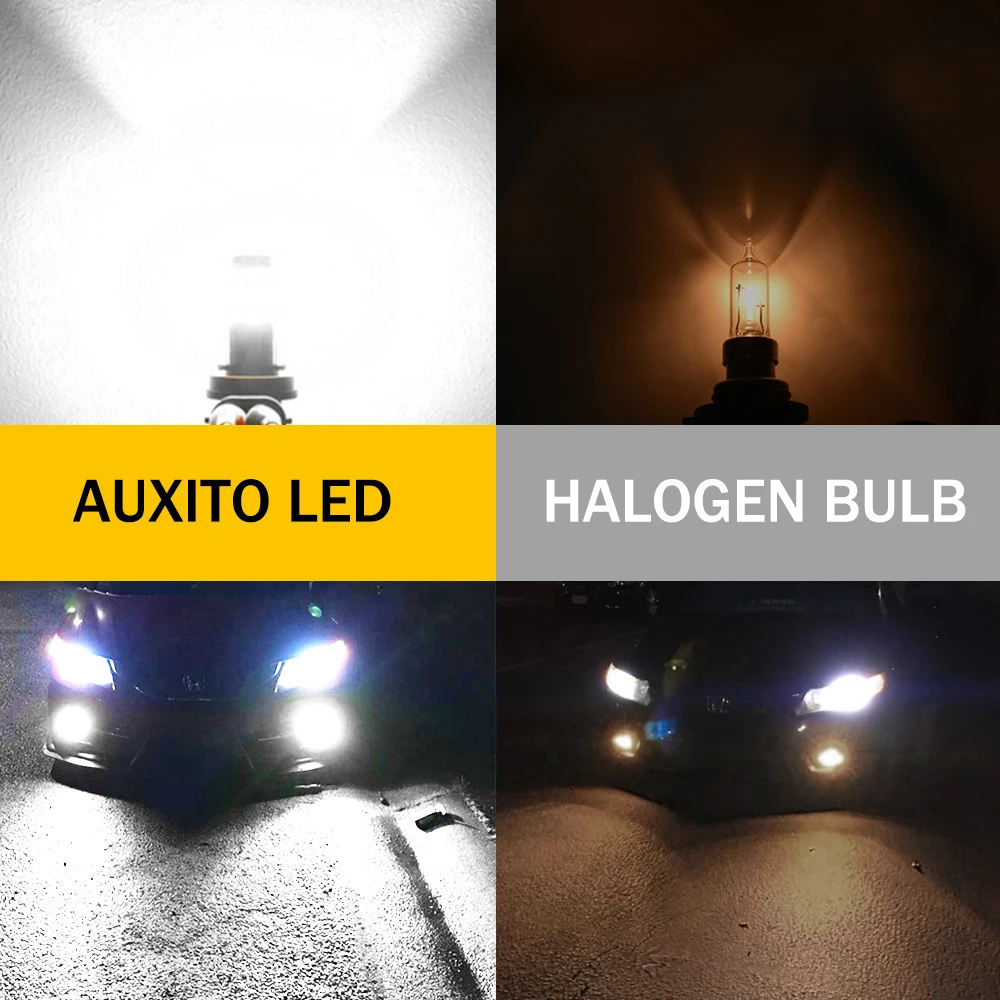 AUXITO 2stk H16 JP H8 H11 LED tågelys for Volvo XC60 XC90 S60, S80, V70 V40 S40 V50 XC70 V60 C70 Suzuki Swift Jimny sx4 Gsxr 600 4