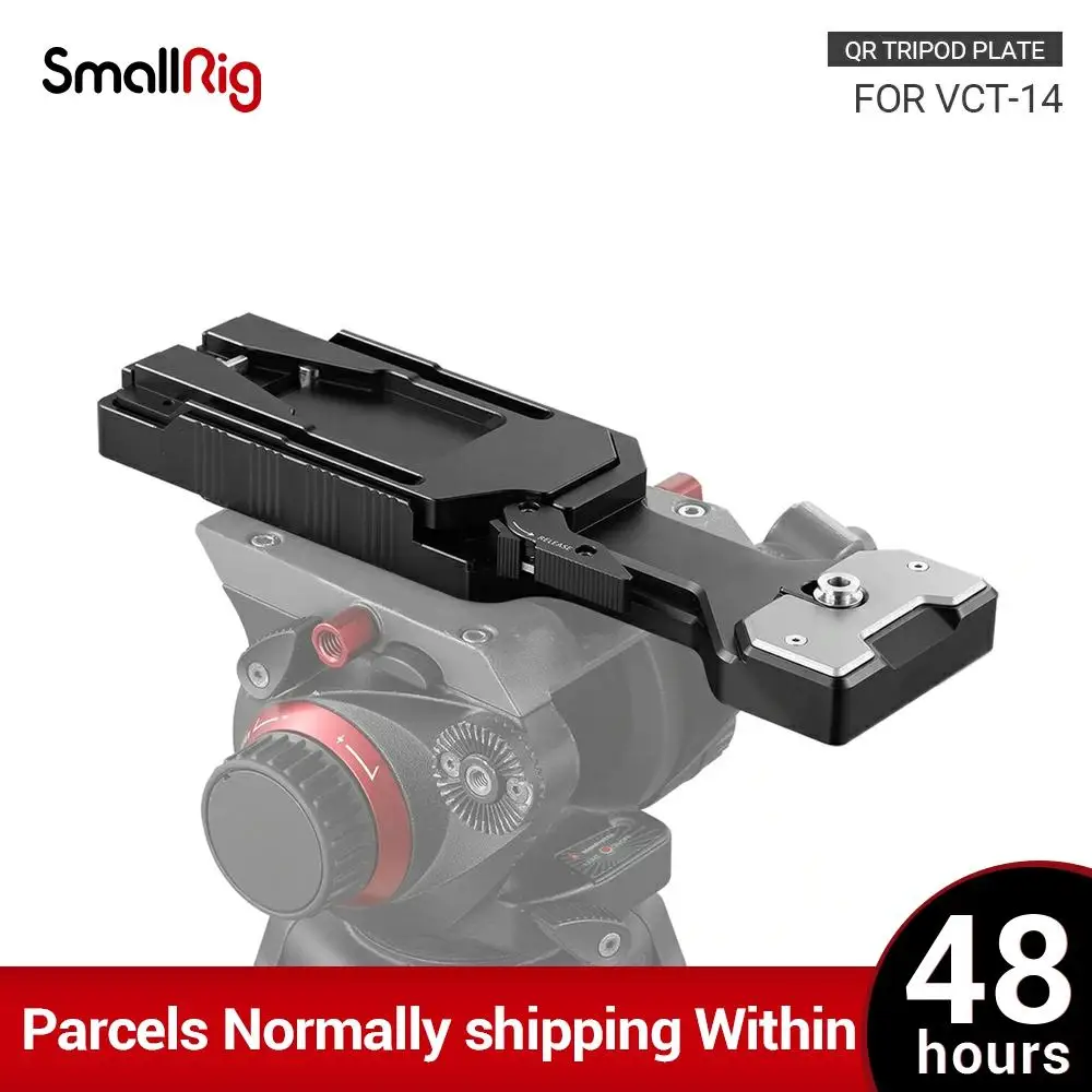 Smallrig VCT-14 Quick Release Stativ Plade Med 1/4 3/8 Gevind Huller til Kamera, Videokamera 2169 4