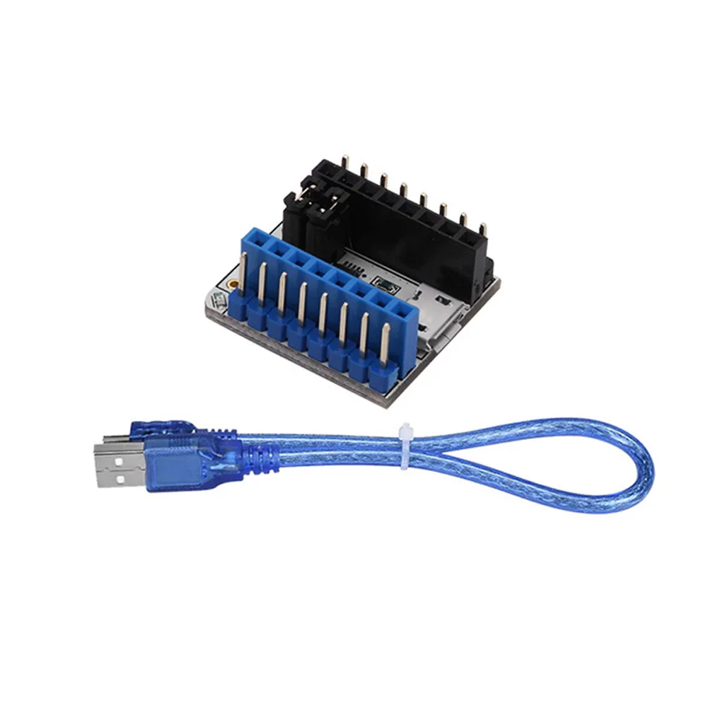 TMC2208 Tester Modulet Controller Board USB til Seriel Adapter med USB-Kabel til 3D Printer QJY99 4