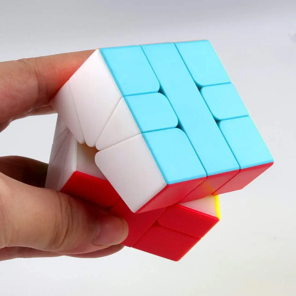 D-FantiX Qiyi Qifa Square-1 Terning SQ1 Magic Cube Stickerless Square-en Hastighed Kube-Formet Puslespil Glat at Dreje Square1 SQ 1 Terning 4