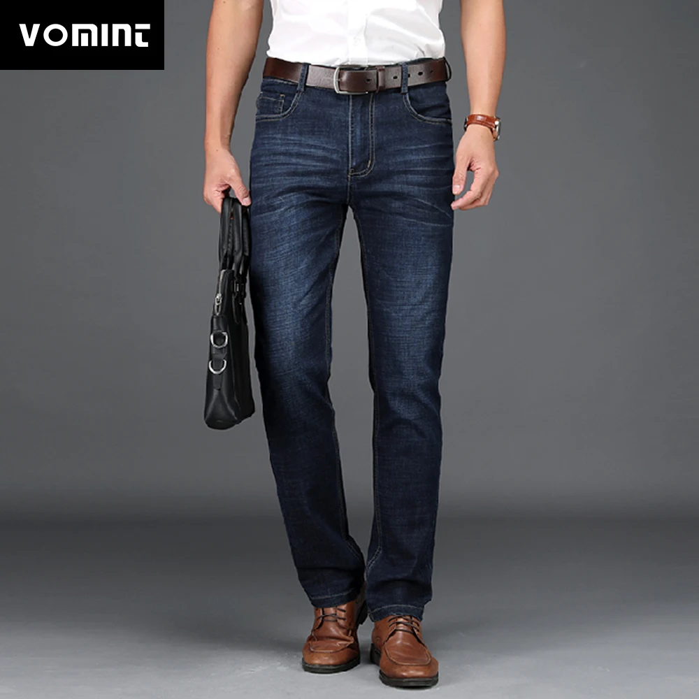 VOMINT Mænd Business-Jeans i Klassisk Forår Mandlige Regelmæssige Lige Strækning Mærke Denim Bukser Sommeren Overalls Slim Fit Bukser 2020 4