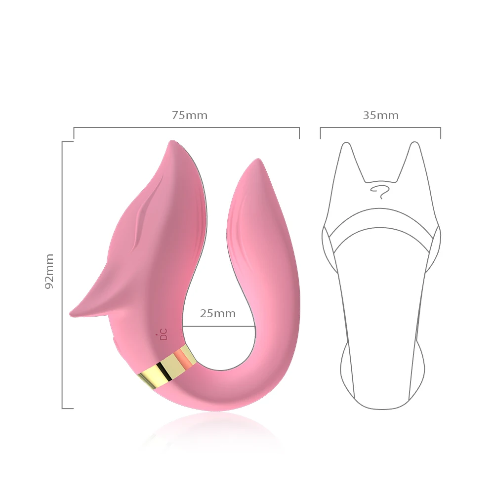 Dobbelt head Vibrator Til Kvinder 9 Speed U-Form Stimulere Vagina Cclitoris For Kvinder Onanere Trådløst fjernbetjent sexlegetøj 4