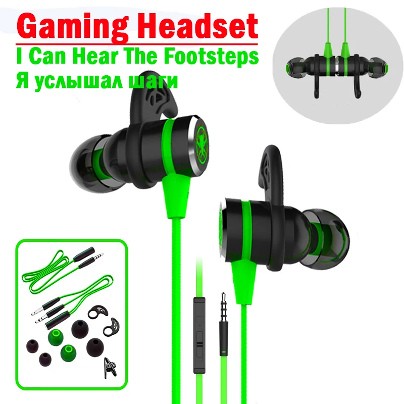 G20-hammerhead Gaming Headset gamer Stereo Bas gaming hovedtelefoner med mikrofon Magnetiske Oprindelige 2,2 M kabelforbundne Hovedtelefoner til telefonen 4