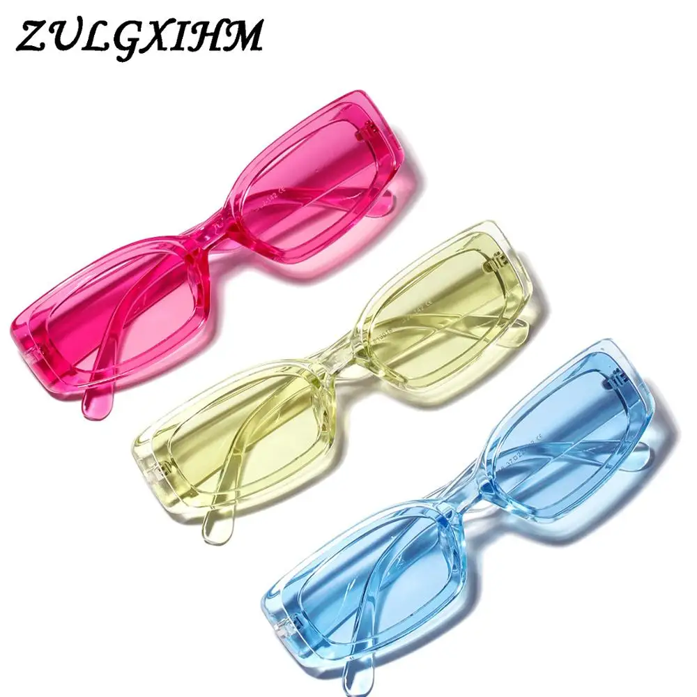 2020 Nye Firkantede Solbriller Kvinder High Fashion solbriller, der Kører UV400 Beskyttelsesbriller Udendørs Rejse Nuancer Spejl 4