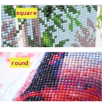 5D DIY Fuld Square/runde Diamant Maleri, Tegnefilm pige Broderet Korssting Rhinestone Mosaik Home Decor 3