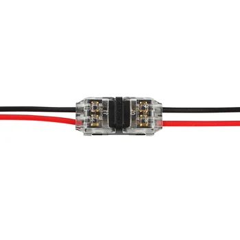 5Pack 2 Pin Lav Spænding Wire Stik 2-Polet 2-Vejs Kompakt Universal Wire i Form Terminaler Hurtig Splejse Wire Ledninger Stik 15483