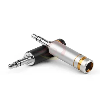 5pc Mini Jack 3,5 mm 3 Pin Stereo hanstik Rhodium Belagte Stik Lodde 3 Pole 3.5 Jack Stik DIY Hovedtelefon Jack Audio Adapter 2