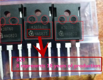 5PCS-10STK IKW30N60T Ny, original K30T60 transistor ultralyd IGBT rør magt 30A600V 15951