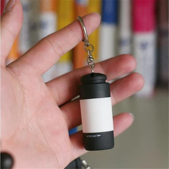 5PCS /masse Bærbar Mini Lommelygte Nøglering nøglering USB-Genopladelige Lomme Torch Light Lampe Udendørs Mini Lommelygte Gave 5