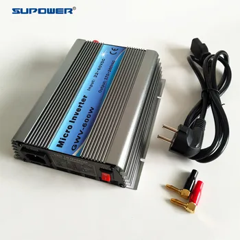 600W 500W 300W MPPT Sol Micro Grid Tie Inverter 22-60VDC I 90-140V eller 190-260VAC På Nettet Microinverter 4