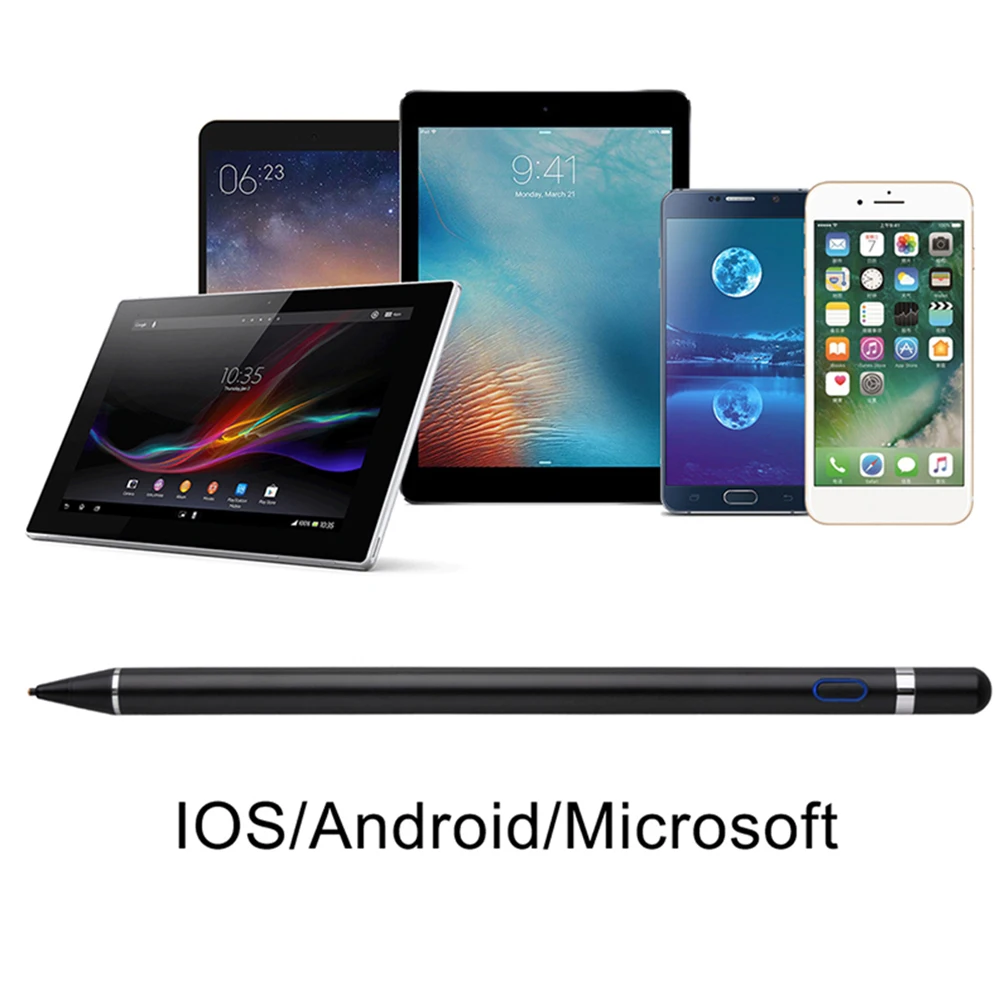 Universal Kapacitiv Stylus Aktiv Touch Pen til Mobiltelefoner, Tablet PC-Tegning, Maleri Smart Blyant 5