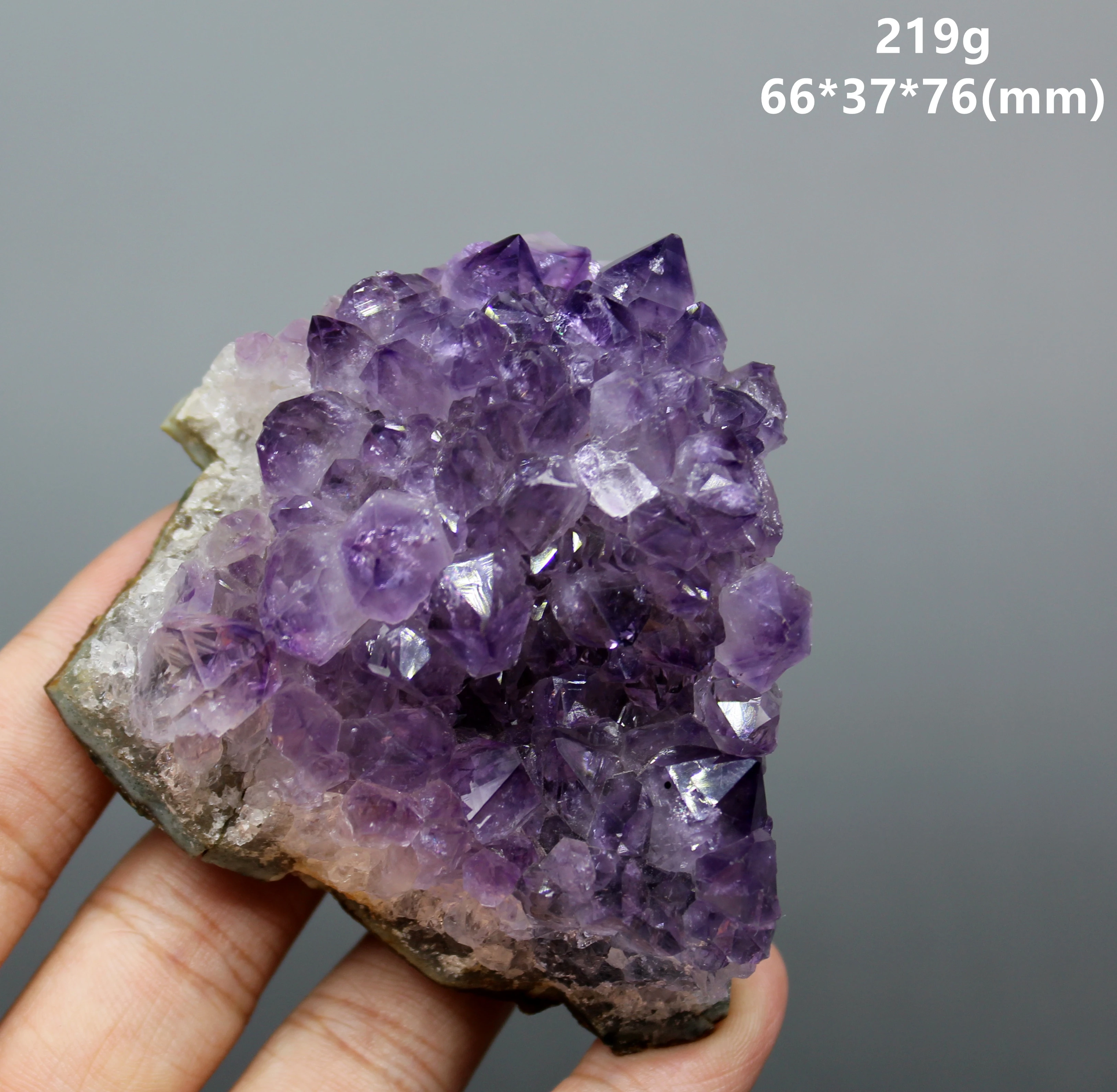 Naturlige Uruguayanske ametyst klynger mineral prøve Kvarts Sten og krystaller, Healing krystal 5