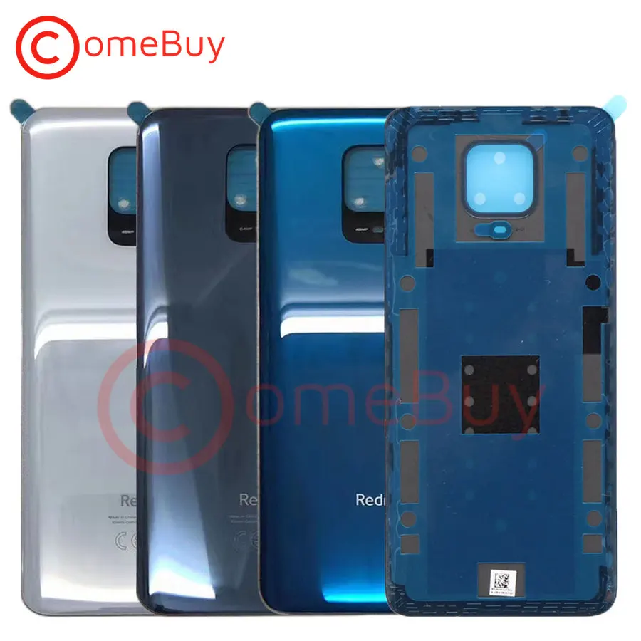 Original bagcover Til Xiaomi Redmi Bemærk 9S batteridækslet Dør Panelet Bag Glas Boliger Tilfældet For Redmi Note 9 Pro Batteri Cover 5