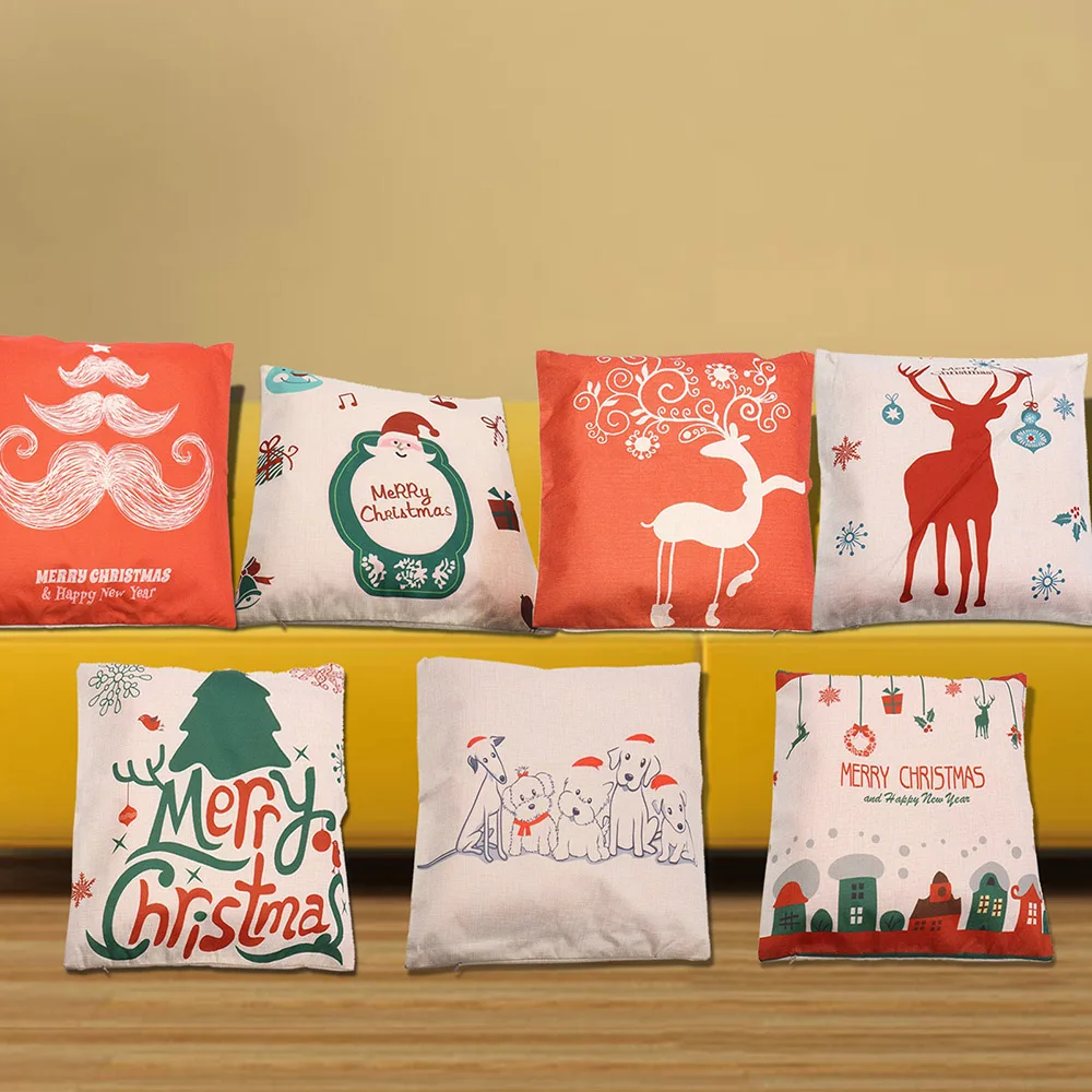 Ny Jule Design Sofa talje pudebetræk Pude 45X45cm Billigere Dekorative Bomuld Smide Pudebetræk til Hjemmet Indretning 5
