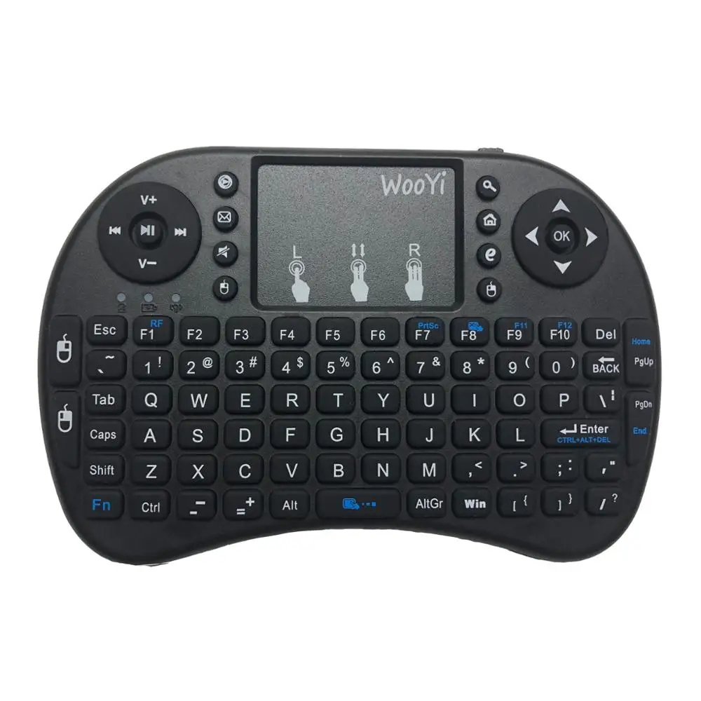 Mini i8 russisk engelsk Trådløst Tastatur, Touchpad Normal i8 tastatur Til Android TV BOX Air Mouse PS3 PC hebraisk, arabisk 5