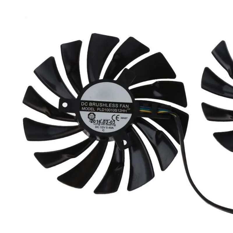 95MM PLD10010S12HH 6Pin Grafik grafikkort Køler Fan VGA-Fan For MSI GTX970 GeForce GTX 970 Dual Fans Twin Cooling Fan 5