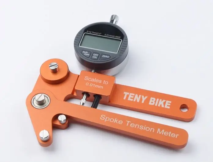 Cykel Talte Spænding Tester Digital Skala 0,01 mm Cykel Indikator Attrezi Meter Tensiometer Cykel Talte strammehjulet Builder Værktøj 5