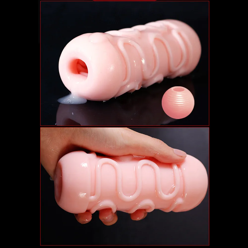 Male Masturbation Cup Sex Legetøj til Mænd Ægte Vagina, Fisse Kunstig Vagina Super Blød Voksen Legetøj til Penis Sex Pocket Pussy Toy 5