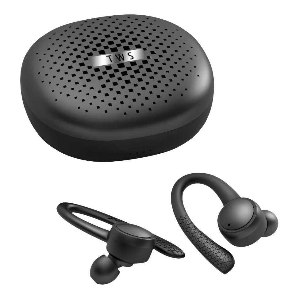 T7 TWS Trådløse Bluetooth-5.0 Headset Musik Hi-Fi-Stereo hovedtelefon Motion Mobiltelefon HD In-Ear øresnegl Anti-manisk Headset 5