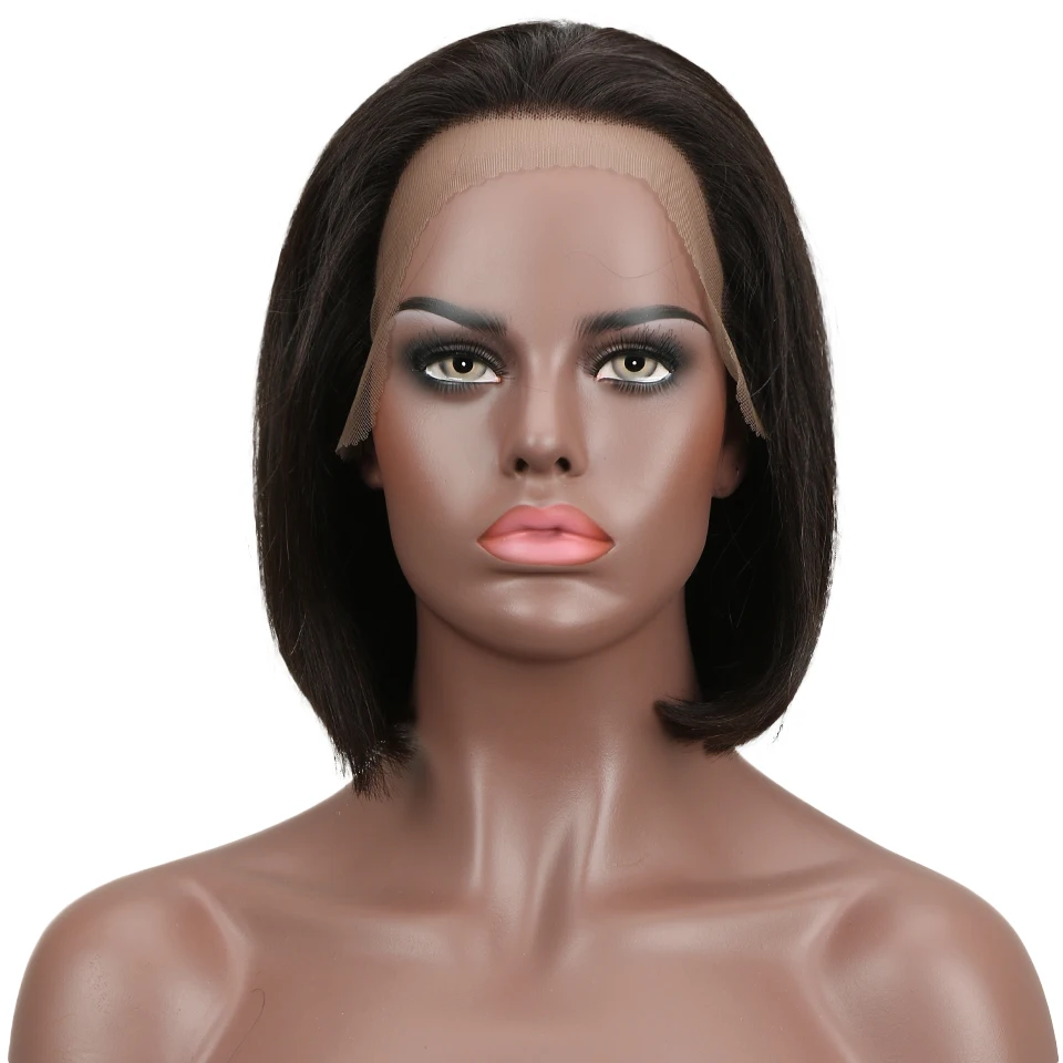 Remy Forte Lace Front Wig Bob Parykker For Sorte Kvinder 13x4 Menneskelige Hår Blonder Foran Parykker Kort Lige Brasilianske Lace Parykker Til Kvinder 5