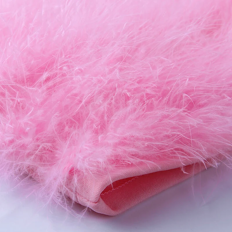 Søde Kvinder Fluffy Pels Pink Camisole Fuld Pels Slynge Fuzzy Top Uden Ærmer Kawaii Camis Bustier Lingeri Bralette Part Camisole 5