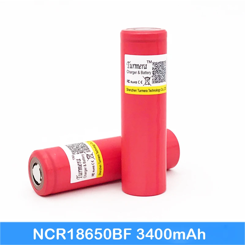 18650 batteri 3400mah høj kapacitet batteri Oprindelige 3400 mAh genopladeligt Li-ion batteri 3,6 v Batteri NCR18650BF JUN20 5