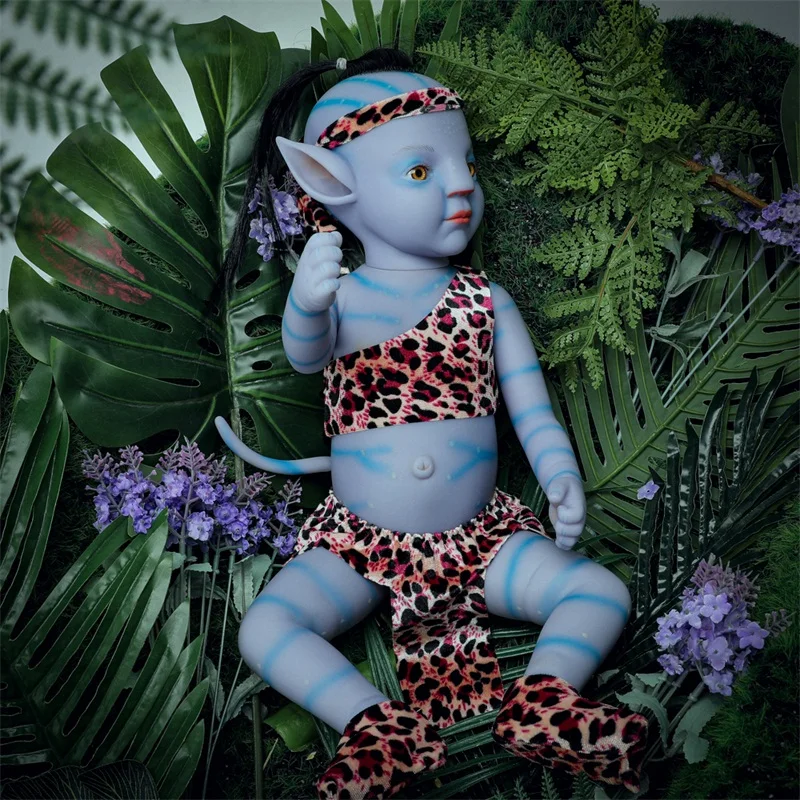 Bebe Reborn Baby Doll 20 Inches Nat Lys Fuld Silicone Body Baby Dreng Som Levende Baby Doll Gave Legetøj for Børn, der Vil Skinne 5