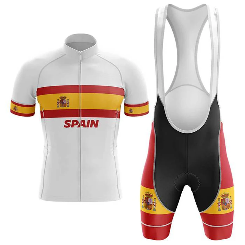 Spanien Ny Trøje Ciclismo Hombre Maillot Sommeren Korte Ærmer Mænd MTB Bike Jersey Camisa Åndbar Ciclismo Masculina 5