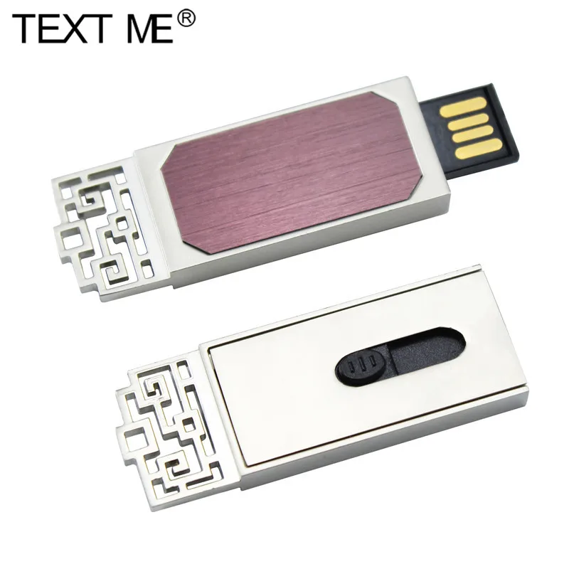 TEKST MIG reelle kapacitet USB 2.0 4GB 8GB 16GB flash-disk Pendrive, 32GB, 64GB memory stick Flash metal pen-drev, USB-Stick 5