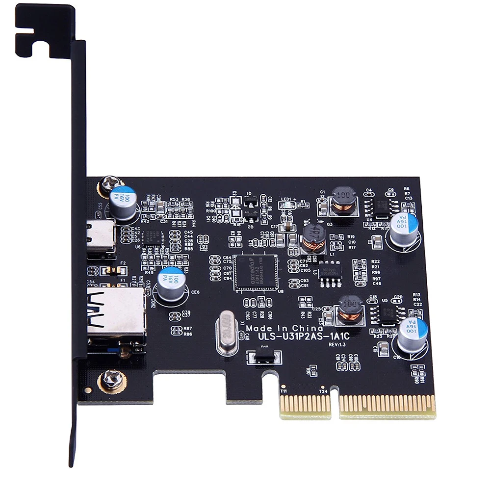 2 Porte, Ekstern USB-3.1 (10Gbps) PCI Express-Kort tp 1 X Type C & 1 x Type A-Port 5