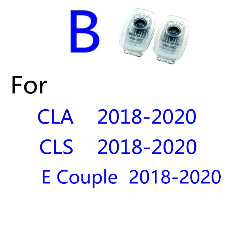 Led Bil Lys Ghost skygge Logo Projektor Til Mercedes Benz CLA c117 c118 w118 CLS W257 C238 AMG 2019 2018 2017 2020 5