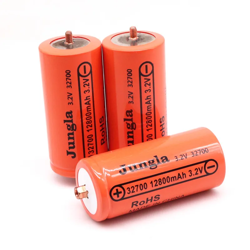 4STK oprindelige 32700 12800mAh 3.2 V lifepo4 Genopladeligt Batteri Professionel Lithium-Jern-Fosfat-Power-Batteri med skrue 5