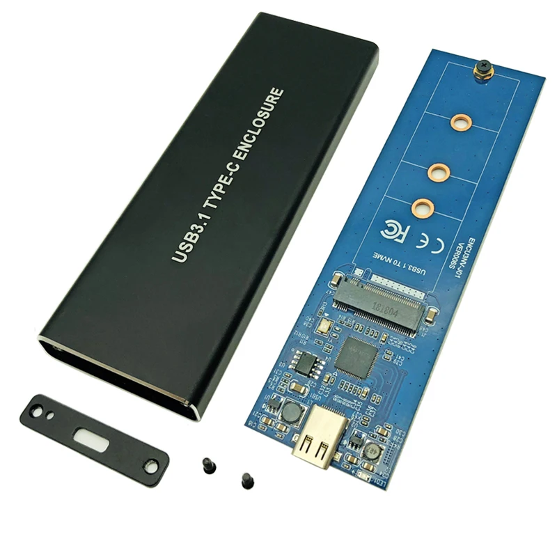 NVMe PCIE USB 3.1 HDD Kabinet M. 2 til USB-SSD Harddisk Tilfælde af Type C, 3.1 M-TAST Stik til 2230 2242 2280 2260 Kabinettet 5