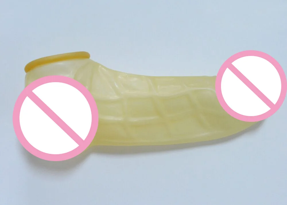 Voksen mand, red naturlig latex kondom penis hylsteret eksotiske tilbehør 5