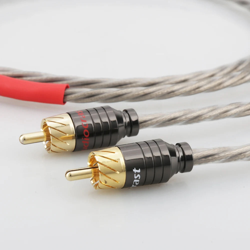 HI-End Odin Silver Plated RCA Interconnect Kabel-RCA-til-RCA-lydkabel Analoge Kabel-phono Kabel Til CD-AMP 5