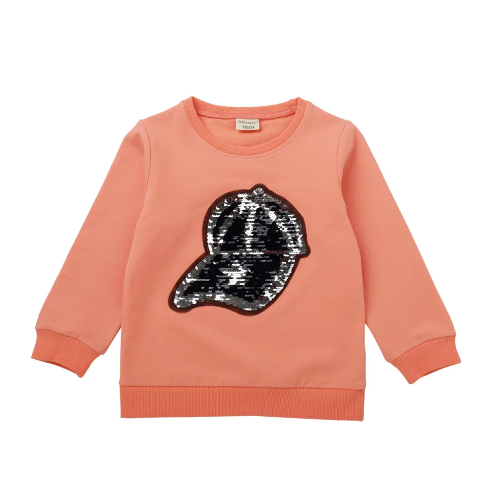 Børnetøj og Baby Drenge Piger Afslappet Sport Sweatshirt til Børn med Lang ærmet T-Shirt Med Hat Print Afslappet Top 5