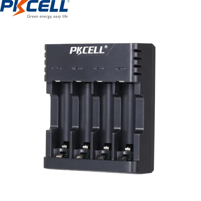 1STK PKCELL4 slots smart USB Batteri Oplader til AA, AAA, NIMH/NICD Genopladelige Batteri med LED-indikator intelligent oplader 5